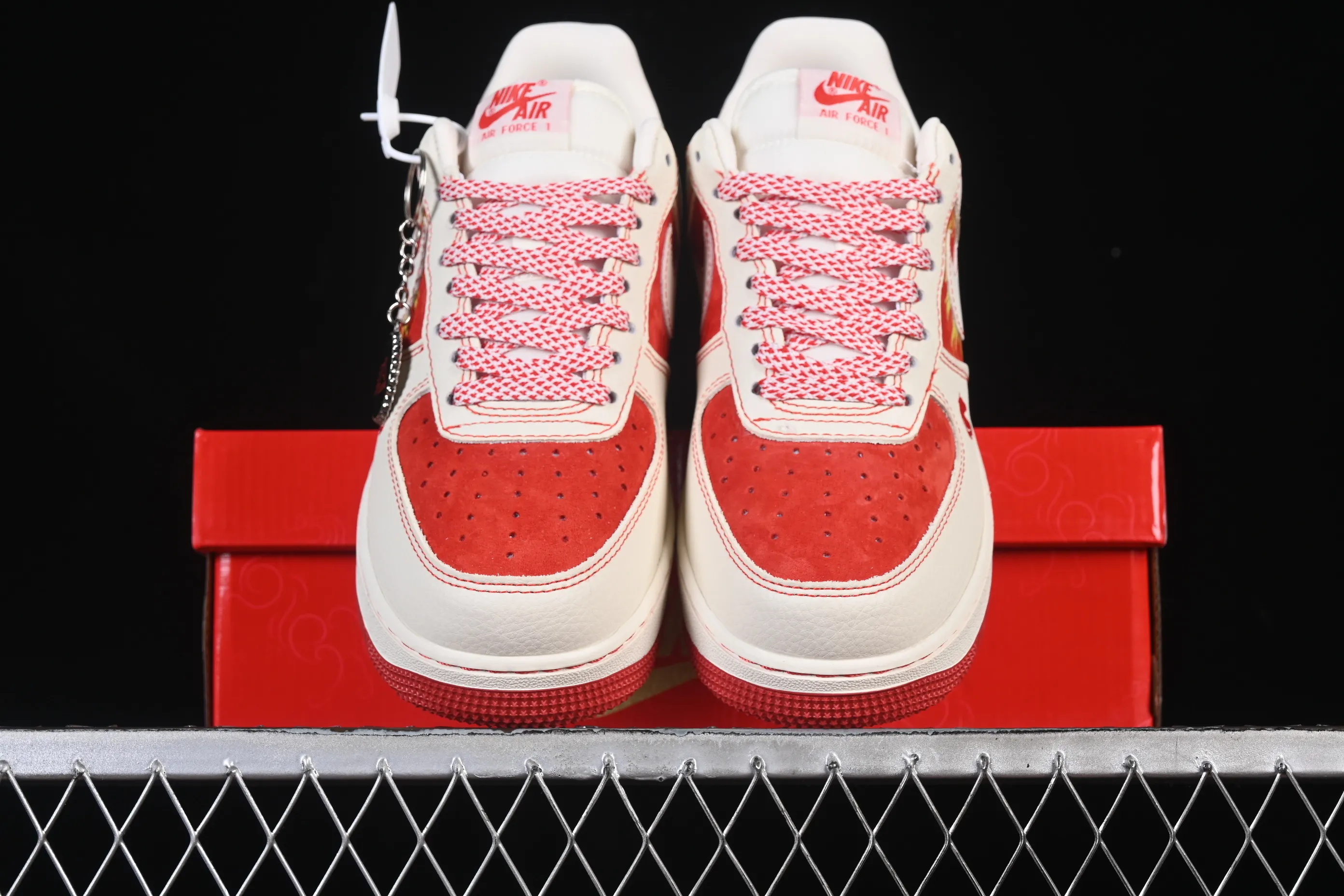 All categories Nk Air Force 1 Air Force series Nk Air Force 1 Low Air Force low-top Nike Air Force 1'07 Low Year of the Horse joint Red Horse Air Force 1 low-top casual sneakers XL1979-133